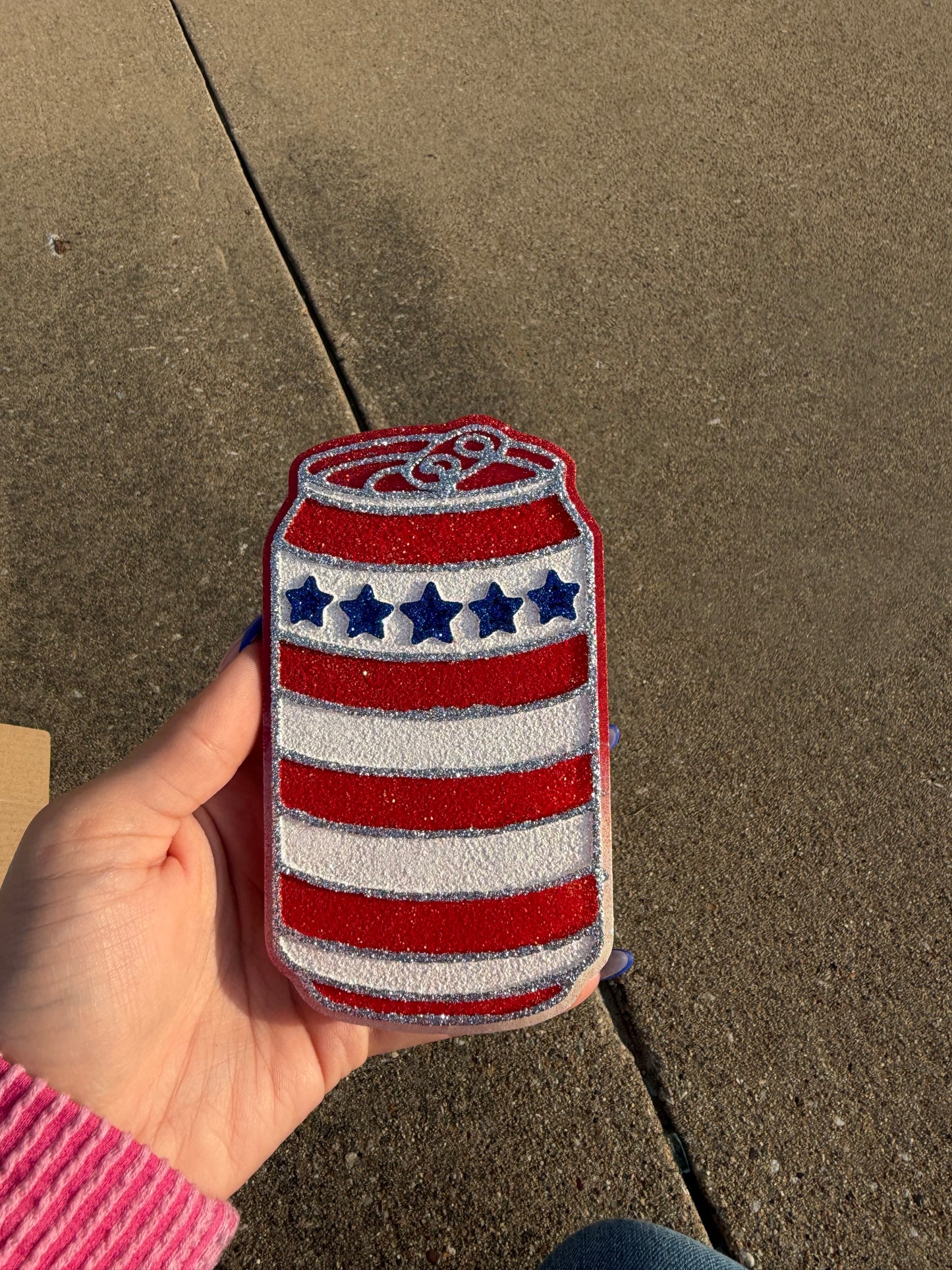 American Flag Can