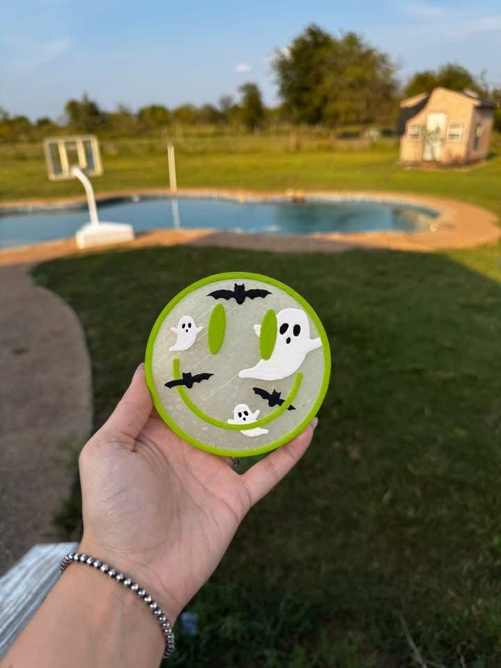 Ghost & Bat Smiley